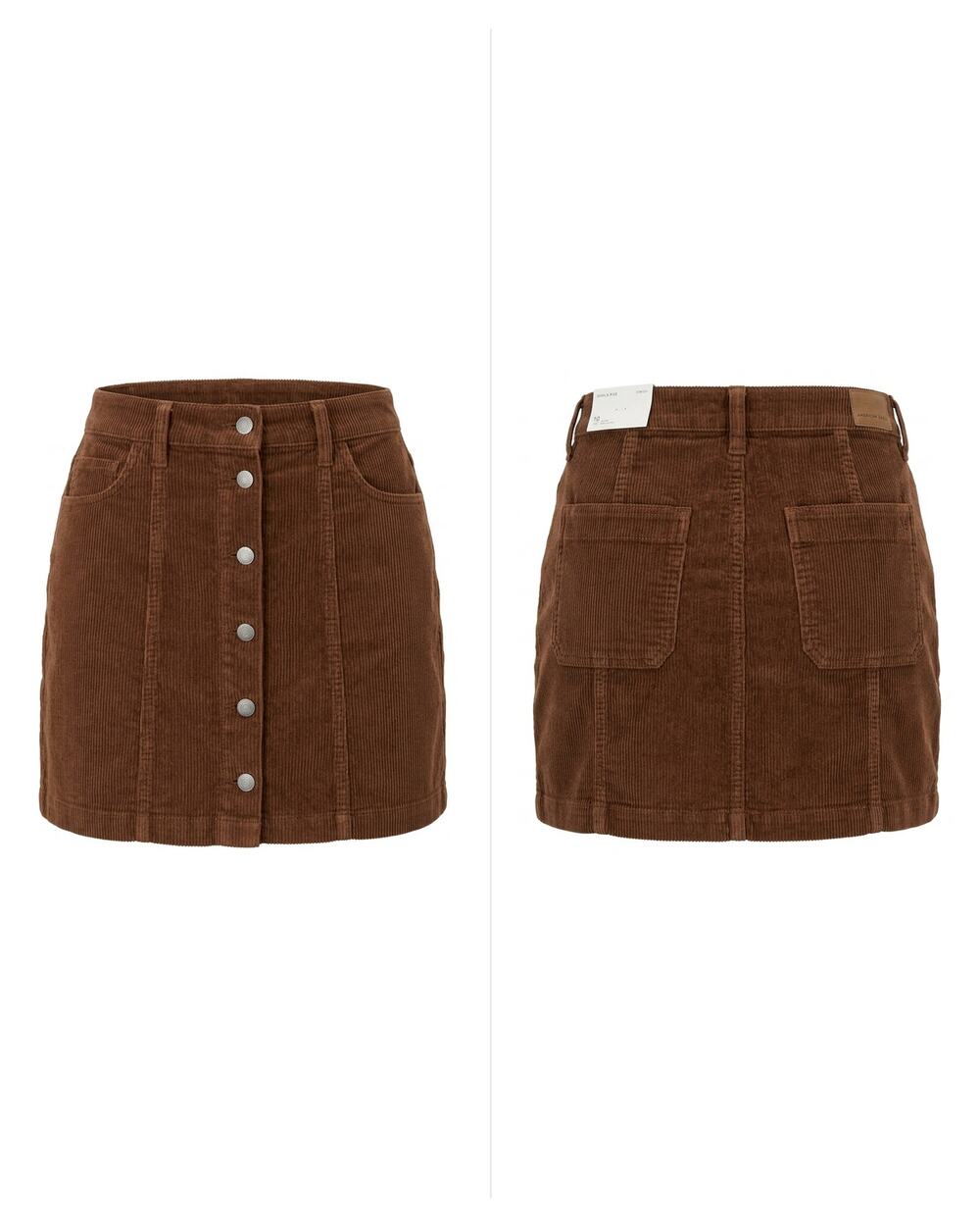 NWT American Eagle Corduroy High Waist A-Line Mini Skirt Women Size 10